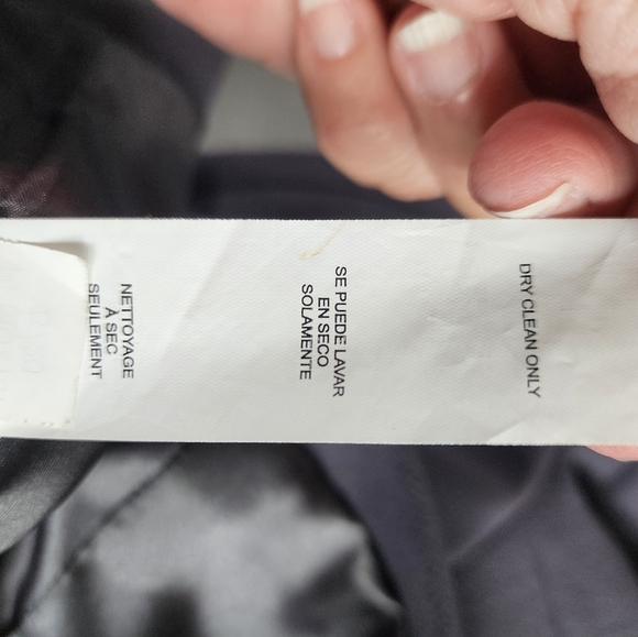 Kenzie Cropped Peacoat Dark Grey Size Medium EUC - Picture 7 of 8